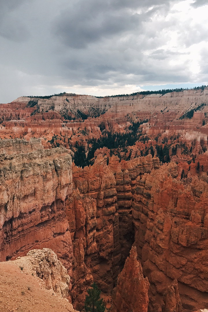 Storm over the Bryce Canyon